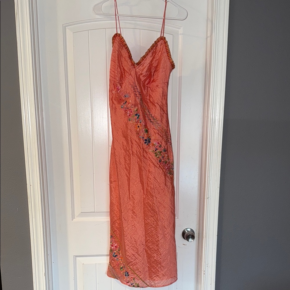 ABS Allen Schwartz Coral Maxi Dress